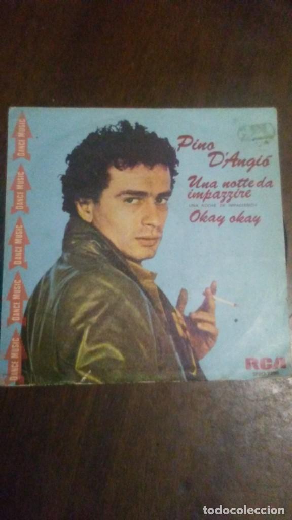 Discos de vinilo: PINO D`&Aacute;NGIO - UNA NOTTE DA IMPAZZINE - Foto 1
