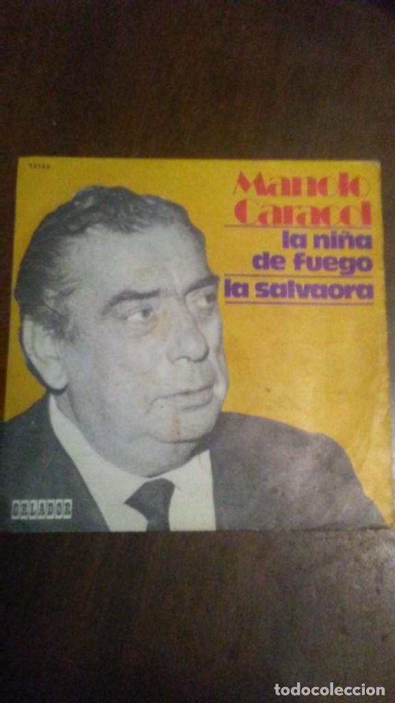 Discos de vinilo: MANOLO CARACOL - LA NI&Ntilde;A DE FUEGO - Foto 1
