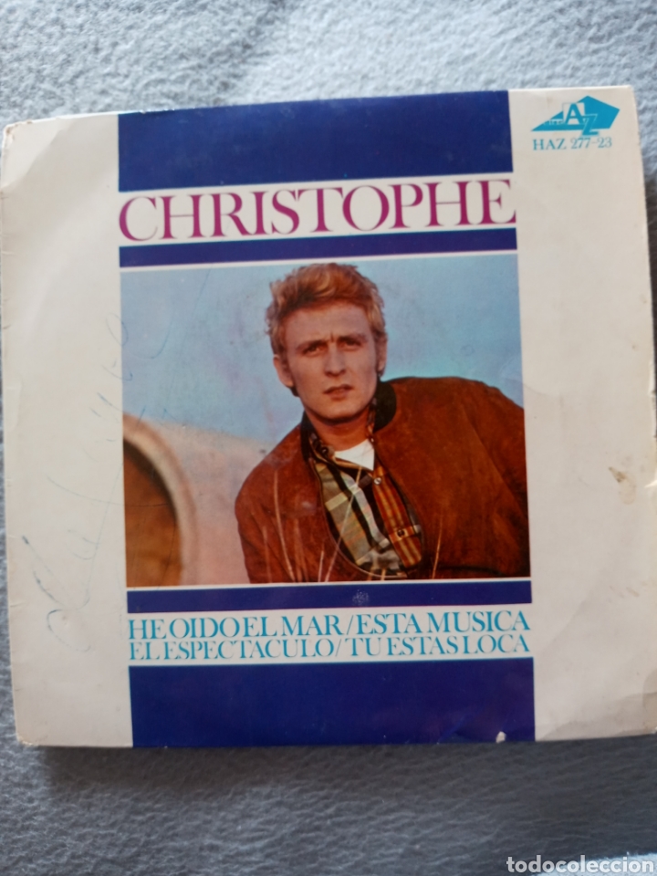 Discos de vinilo: Christophe-he oido el mar+3..disco vinilo EP - Foto 1