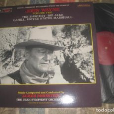Discos de vinilo: JOHN WAYNE VOLUME TWO - ELMER BERNSTEIN -704-350 VARÈSE SARABANDE -1986) OG USA EXCELENTE CONDICIO. Lote 310214688
