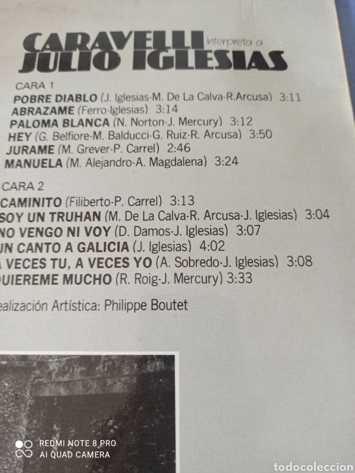 Discos de vinilo: Caravelli interpreta a Julio Iglesias - Foto 3