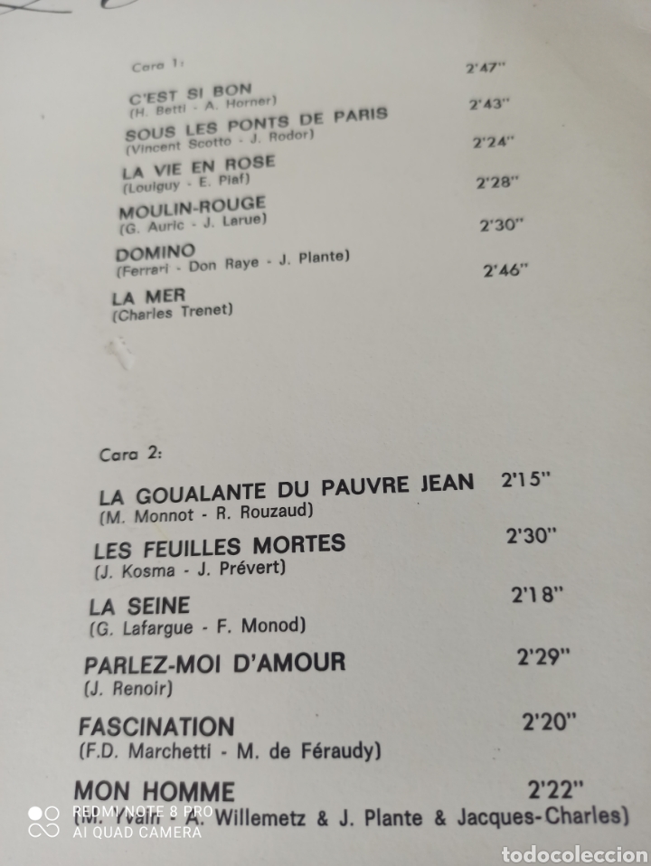 Discos de vinilo: Prestige de Par&iacute;s. Paul Mauriat - Foto 3