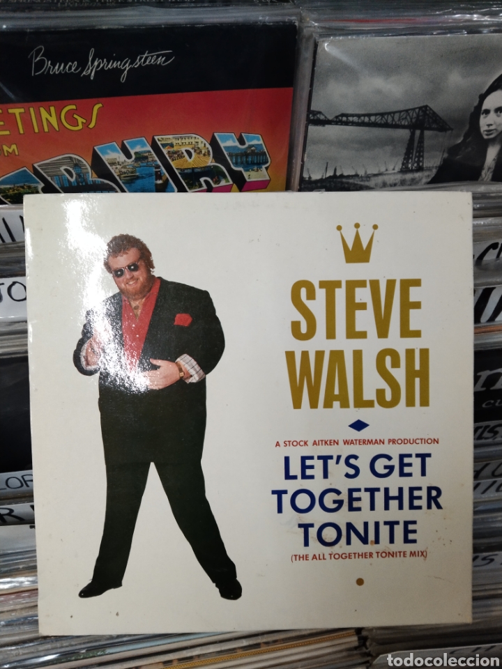 Discos de vinilo: Steve walsh lets get together tonite - Foto 1