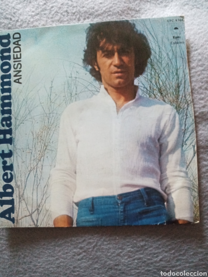 Discos de vinilo: Albert Hammond-ansiedad..disco vinilo single - Foto 1