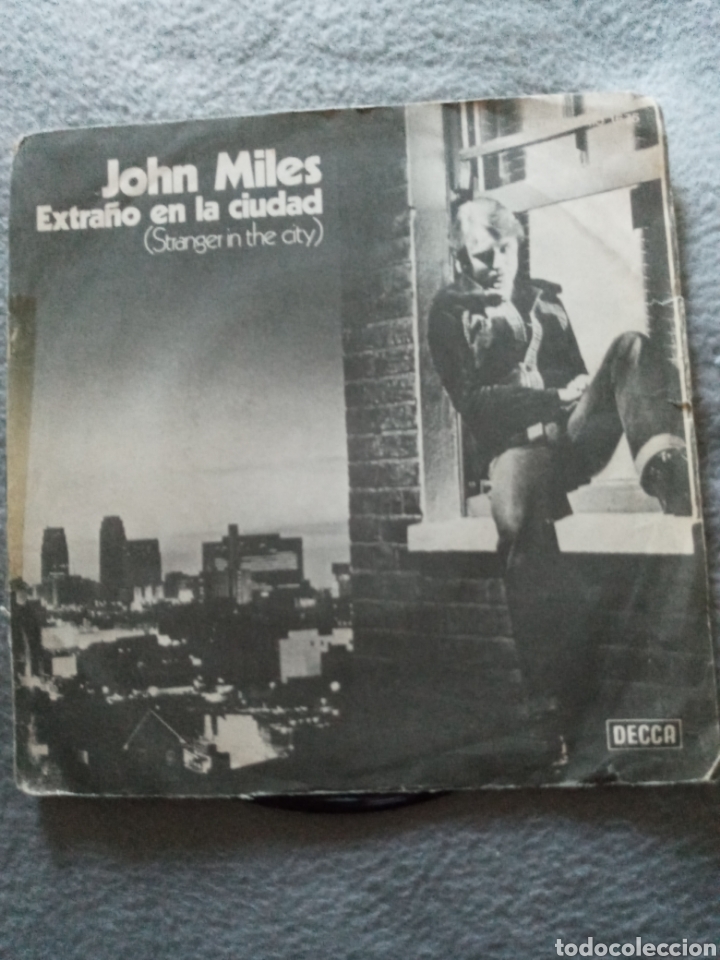 Discos de vinilo: John Miles-extra&ntilde;o en la ciudad..disco vinilo single - Foto 1