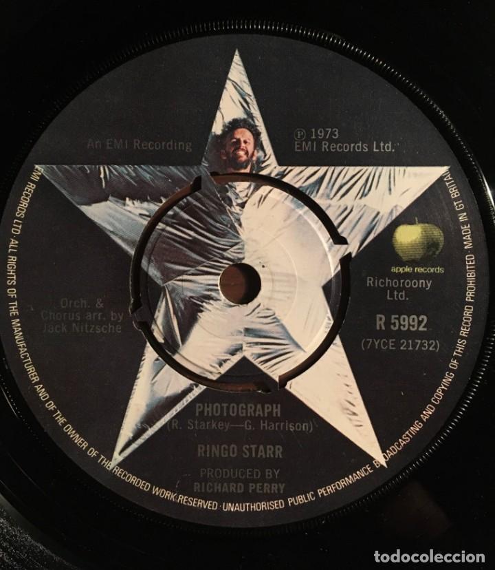 Discos de vinilo: RINGO STARR - PHOTOGRAPH, single 7&rdquo; 1973 UK - Foto 3