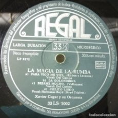 Discos de vinilo: DISCO VINILO XAVIER CUGAT Y SU ORQUESTA, LA MAGIA DE LA RUMBA. Lote 310289778