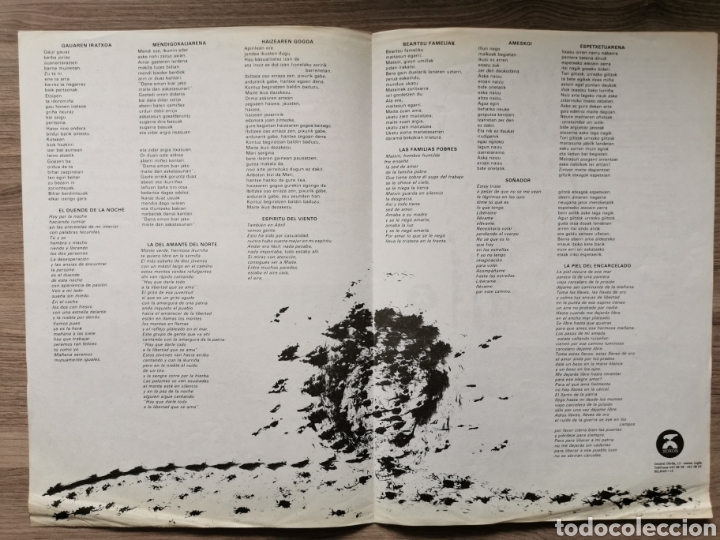 Discos de vinilo: ITZIAR - LP XOXOA 1979 - Foto 6