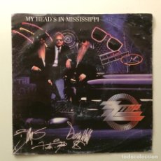 Discos de vinilo: ZZ TOP ‎– MY HEAD'S IN MISSISSIPPI / A FOOL FOR YOUR STOCKINGS , GERMANY 1991 WARNER BROS RECORDS