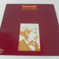 Discos de vinilo: LP SARASATE (NUEVE DANZAS ESPAÑOLAS) VICTOR MARTÍN: VIOLÍN / M. ZANETTI: PIANO - ENSAYO-1969. Lote 310340163