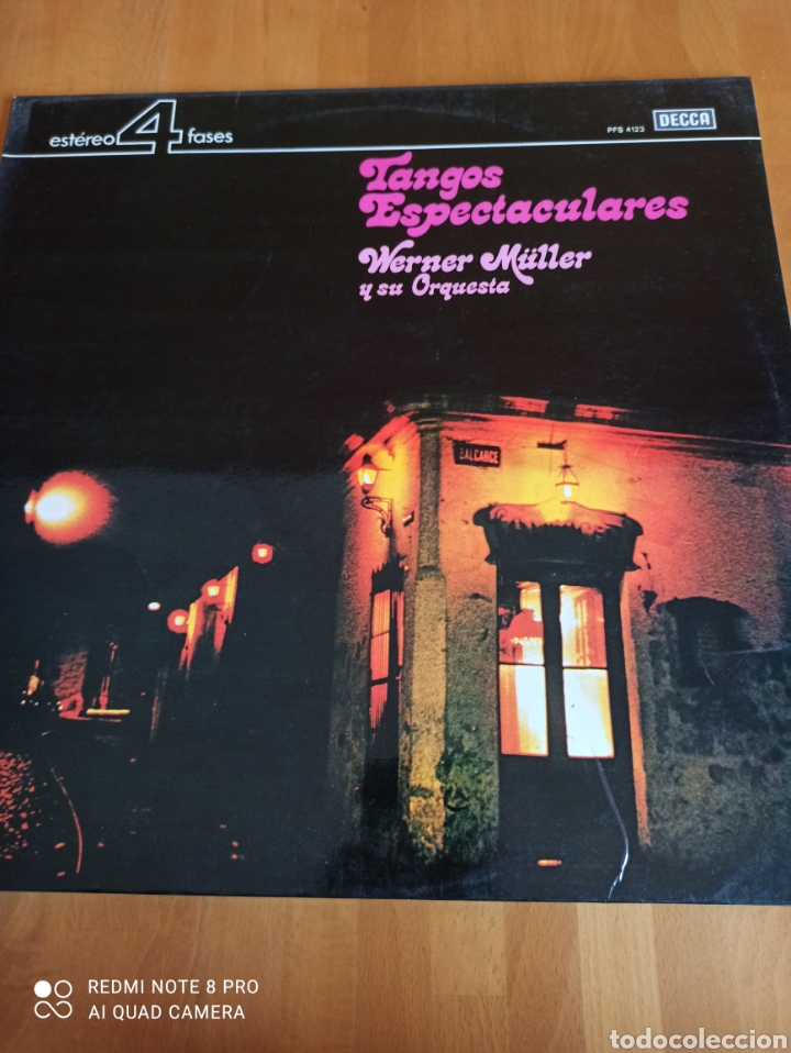 Discos de vinilo: Tangos espectaculares. Werner M&uuml;ller y su orquesta - Foto 1