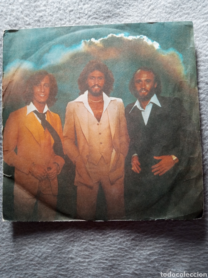 Discos de vinilo: Bee Gees-too much heaven..disco vinilo single