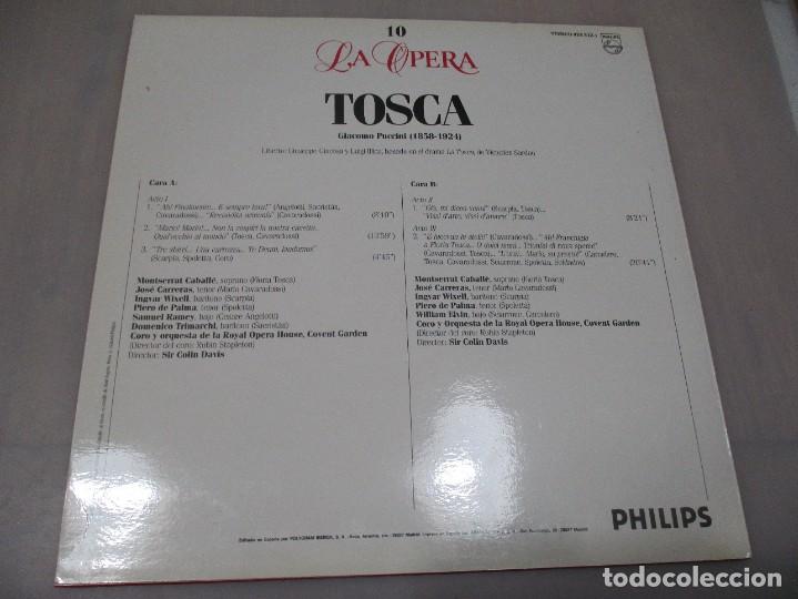 Discos de vinilo: TOSCA (Colecci&oacute;n La &Oacute;pera N&ordm;10 ) DI1707 - Foto 2