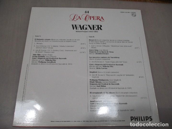 Discos de vinilo: WAGNER Colecci&oacute;n La &Oacute;pera N&ordm; 44 DI1720 - Foto 2
