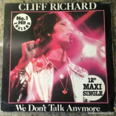 Discos de vinilo: CLIFF RICHARD - WE DON'T TALK ANYMORE . MAXI SINGLE. 1979 GERMANY. Lote 310358178