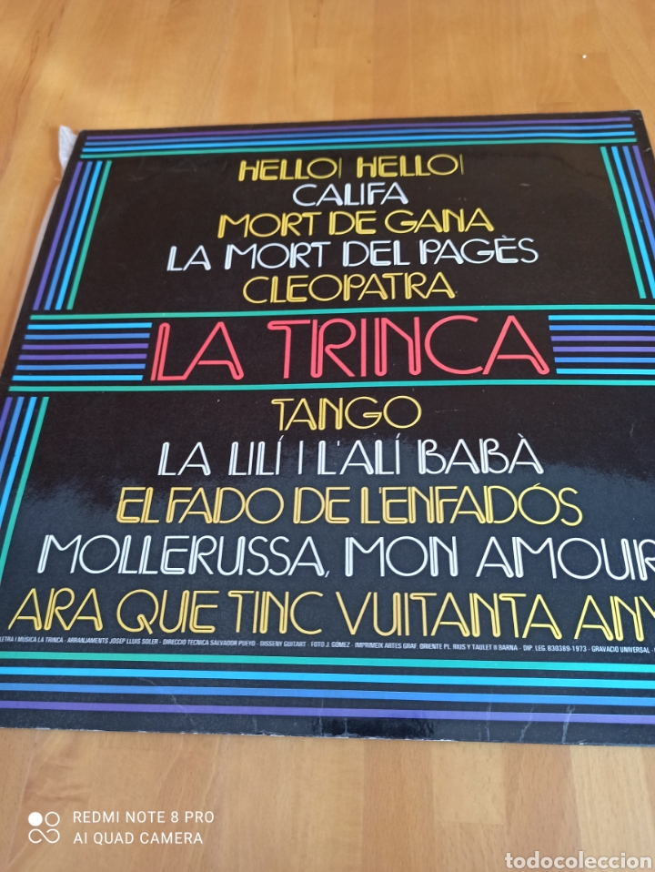 Discos de vinilo: Mort de gana. La Trinca - Foto 2