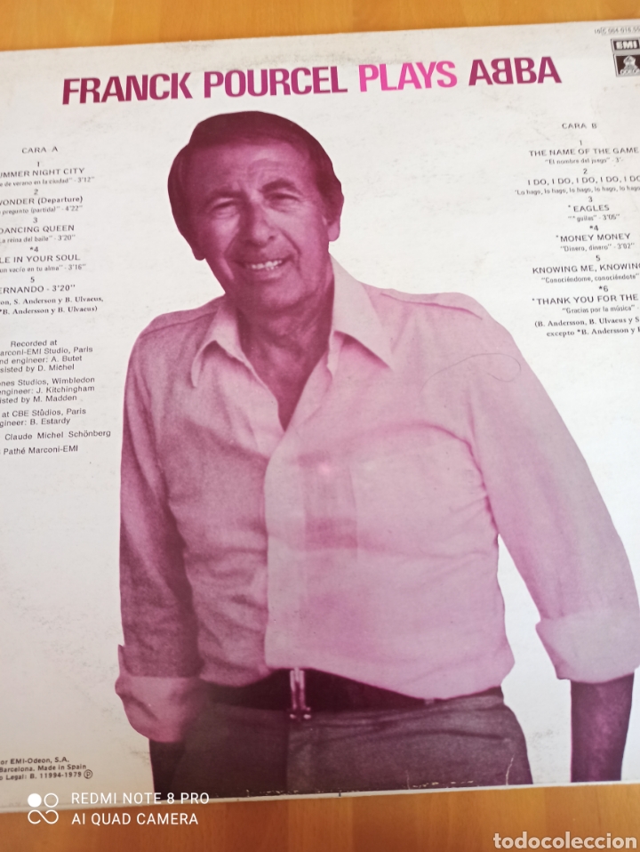 Discos de vinilo: Franck Pourcel. Interpreta Abba - Foto 2