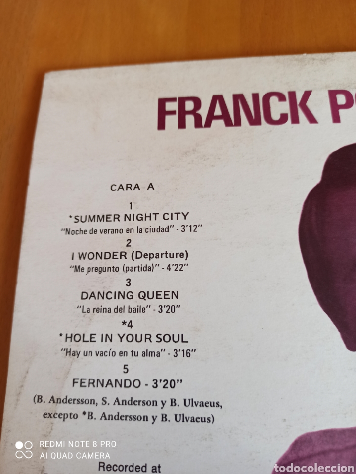 Discos de vinilo: Franck Pourcel. Interpreta Abba - Foto 3
