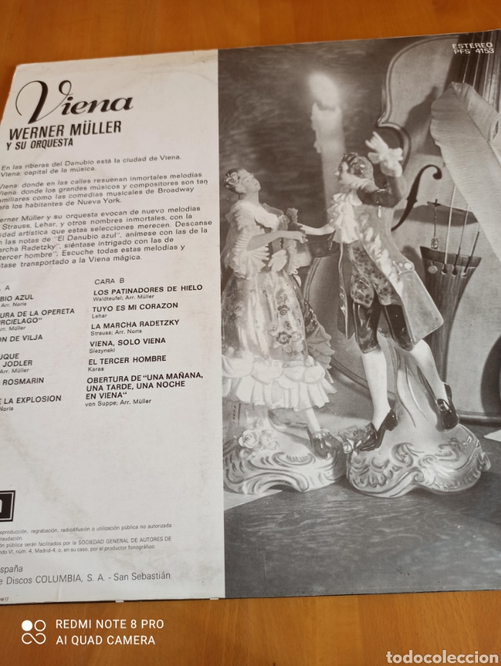Discos de vinilo: Viena. Werner M&uuml;ller y su orquesta - Foto 3