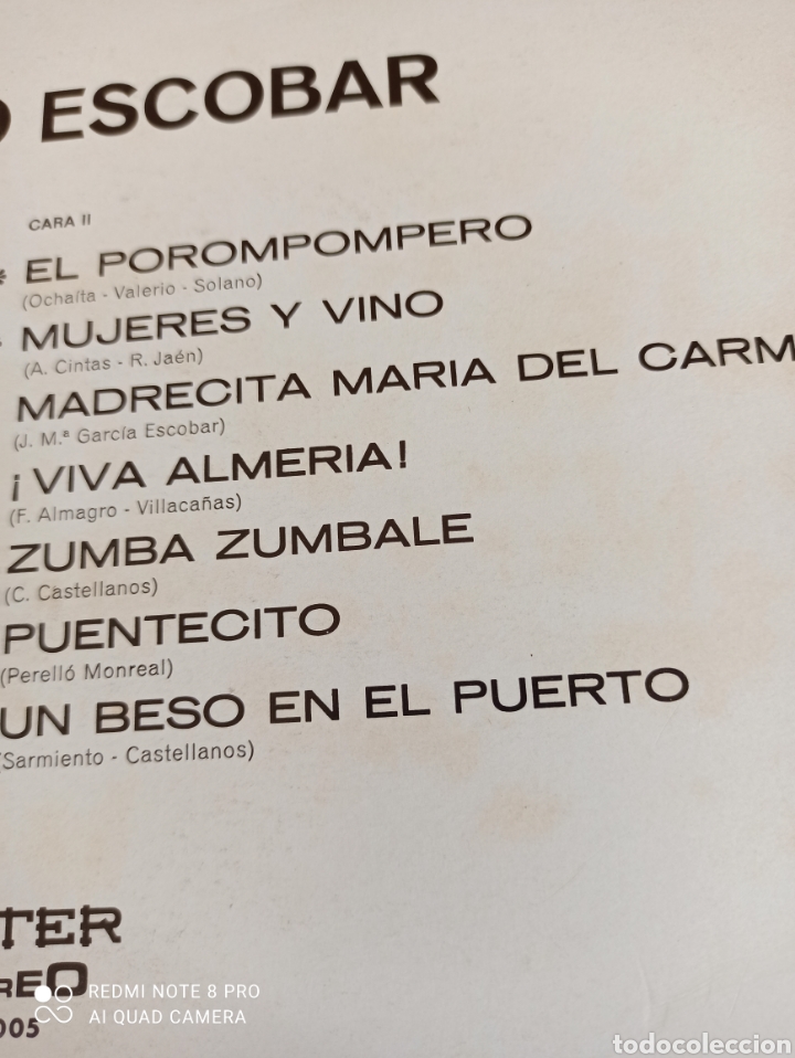 Discos de vinilo: Porompompero. Manolo Escobar - Foto 3