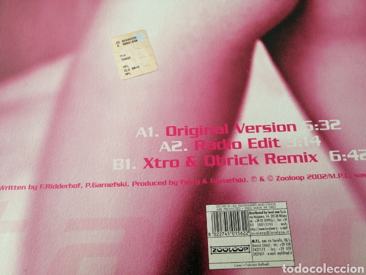 Discos de vinilo: GIORGO - TANGA - Foto 3
