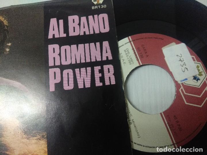 Discos de vinilo: AL BANO & ROMINA POWER/CANZONE BLUE/SINGLE. - Foto 3