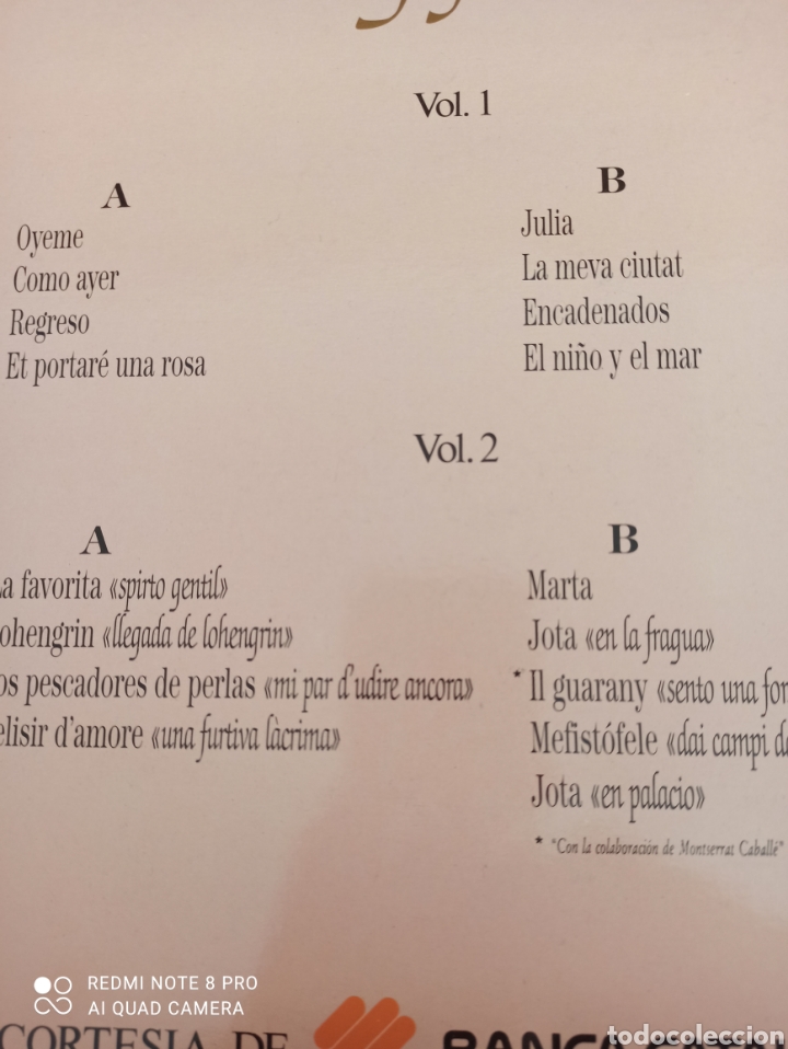 Discos de vinilo: Josep Carreras. Fort&iacute;ssimo - Foto 2
