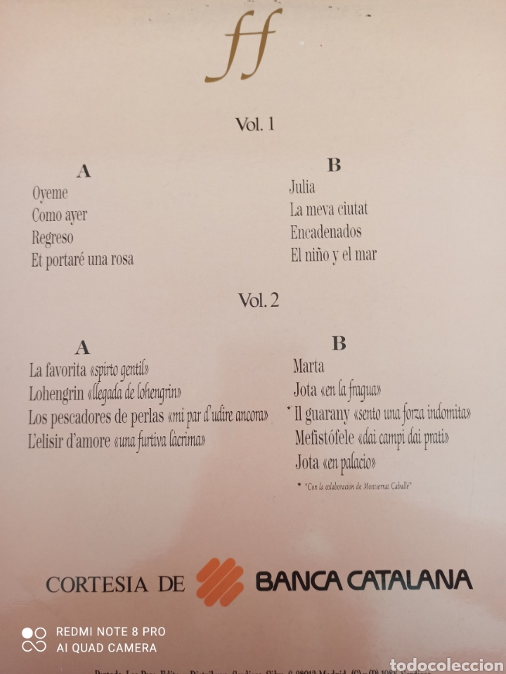 Discos de vinilo: Josep Carreras. Fort&iacute;ssimo - Foto 3