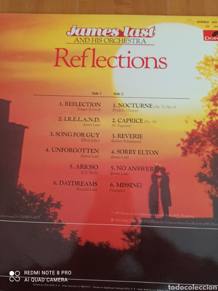 Discos de vinilo: James Last. Reflections - Foto 2
