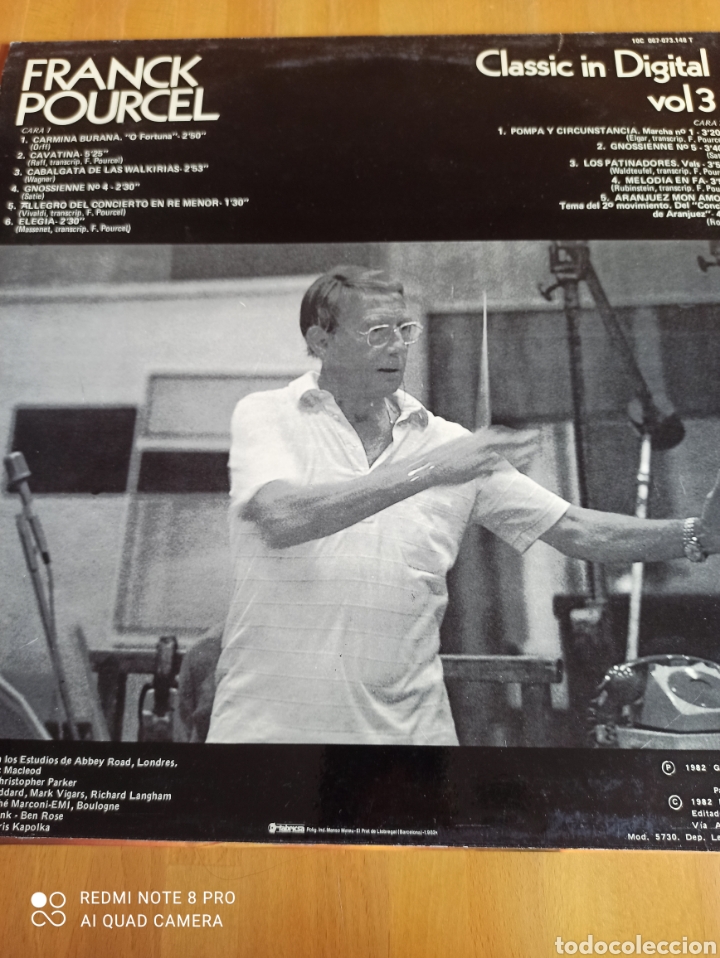 Discos de vinilo: Franck Pourcel. Cl&agrave;ssic interior Digital. Vol 3 - Foto 2