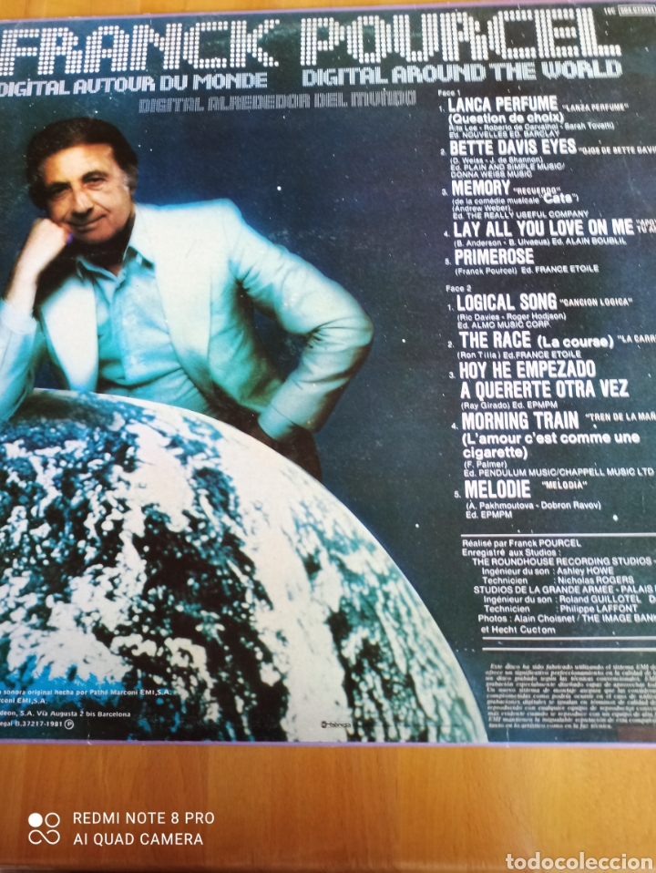 Discos de vinilo: Franck Pourcel. Digital alrededor del mundo - Foto 2