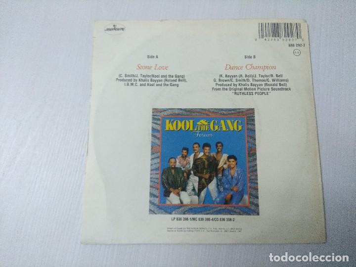 Discos de vinilo: KOOL & THE GANG/STONE LOVE/SINGLE. - Foto 3