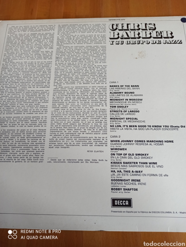 Discos de vinilo: Folk barber style. Chris Barber - Foto 2