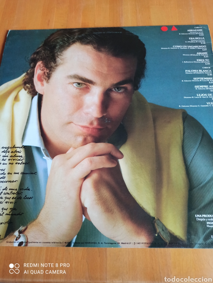 Discos de vinilo: Bert&iacute;n Osborne. Como un vagabundo - Foto 3