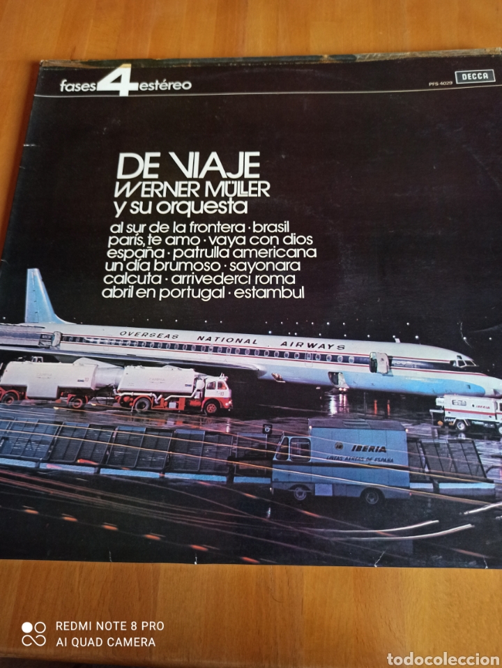 Discos de vinilo: De viaje. Werner M&uuml;ller y su orquesta - Foto 1