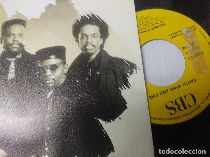 Discos de vinilo: EARTH WIND & FIRE/HERITAGE/SINGLE PROMOCIONAL. - Foto 2