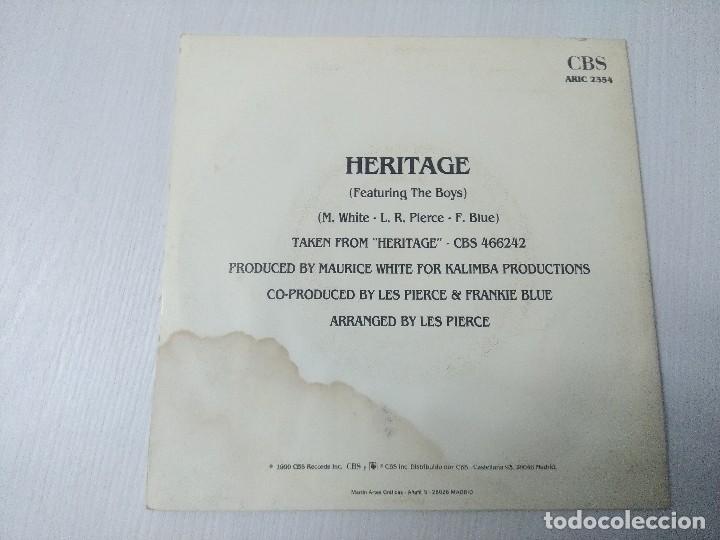 Discos de vinilo: EARTH WIND & FIRE/HERITAGE/SINGLE PROMOCIONAL. - Foto 3