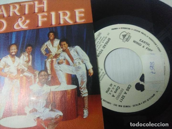 Discos de vinilo: EARTH WIND & FIRE/SPREAD YOUR LOVE/SINGLE PROMOCIONAL. - Foto 2