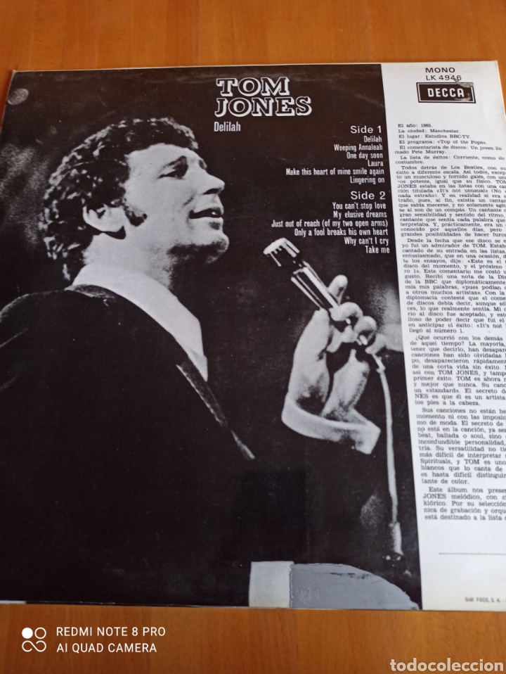 Discos de vinilo: Delilah. Tom Jones - Foto 2
