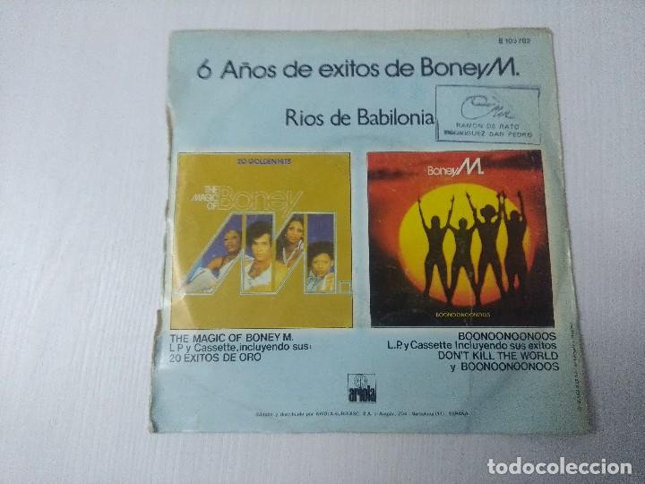Discos de vinilo: BONEY M/EXITOS/SINGLE. - Foto 3