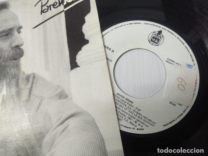Discos de vinilo: JAVIER KRAHE/PARENTESIS/SINGLE PROMOCIONAL. - Foto 2