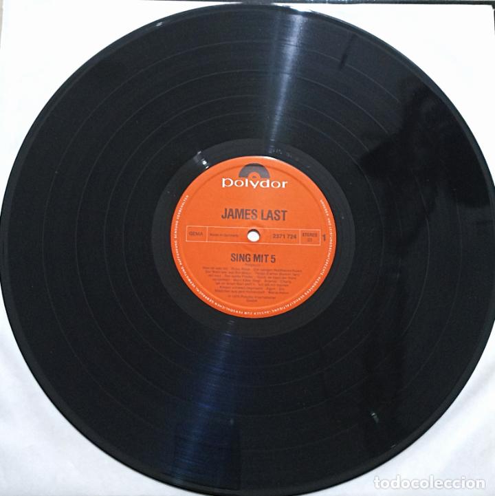 Discos de vinilo: LP JAMES LAST - SING MIT 5 - POLYDOR 1976 - Foto 4