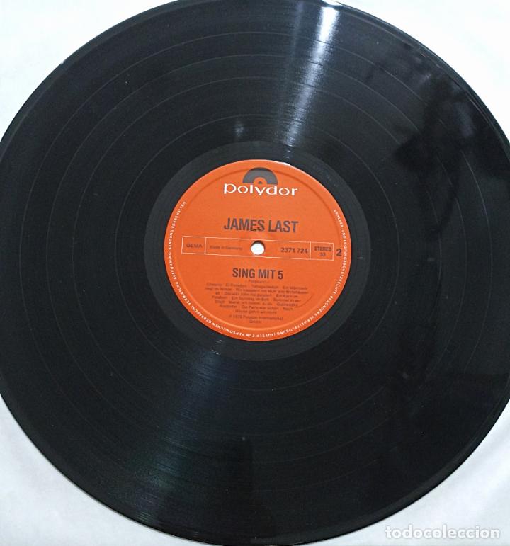 Discos de vinilo: LP JAMES LAST - SING MIT 5 - POLYDOR 1976 - Foto 5