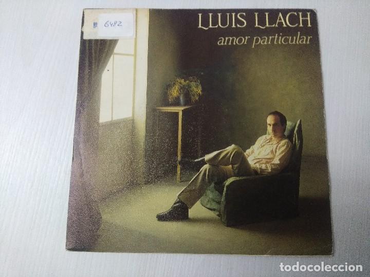 Discos de vinilo: LLUIS LLACH/AMOR PARTICULAR/SINGLE PROMOCIONAL. - Foto 1
