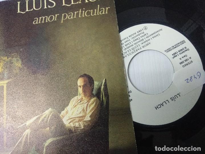 Discos de vinilo: LLUIS LLACH/AMOR PARTICULAR/SINGLE PROMOCIONAL. - Foto 2