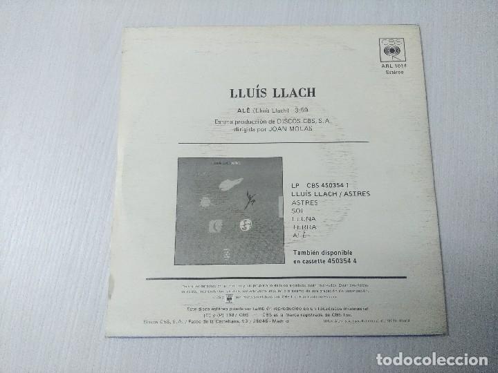 Discos de vinilo: LLUIS LLACH/ALE/SINGLE PROMOCIONAL. - Foto 3