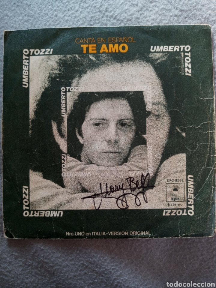 Discos de vinilo: Umberto Tozzi-te amo..disco vinilo single