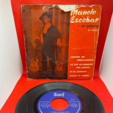 Discos de vinilo: MANOLO ESCOBAR Y SUS GUITARRAS - ESPAÑA, MI EMBAJADORA - 1960