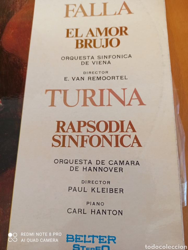 Discos de vinilo: Falla. Orquesta Sinf&oacute;nica de Viena - Foto 3