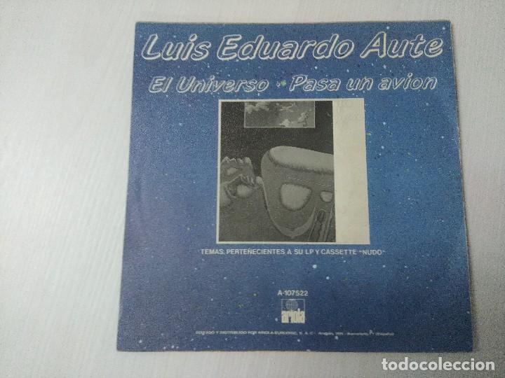 Discos de vinilo: LUIS EDUARDO AUTE/EL UNIVERSO/SINGLE. - Foto 3